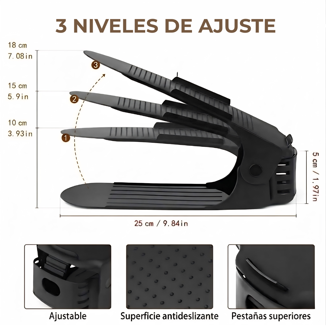 Organizador Ajustable de Zapatos